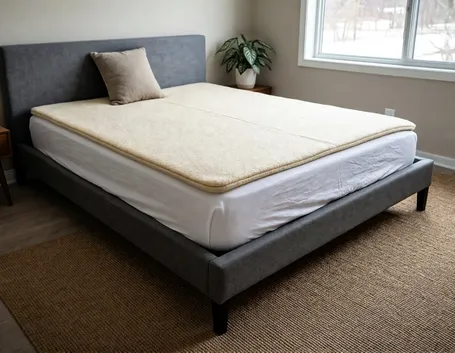 Cosa può fare un topper quando il letto d'inverno sembra freddo