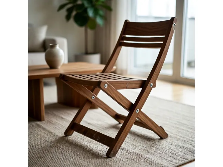 Sedia pieghevole in legno