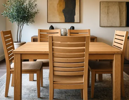 tavoli e sedie in legno