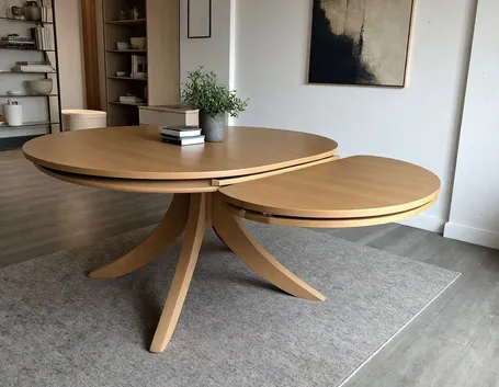 Tavolo rotondo allungabile
