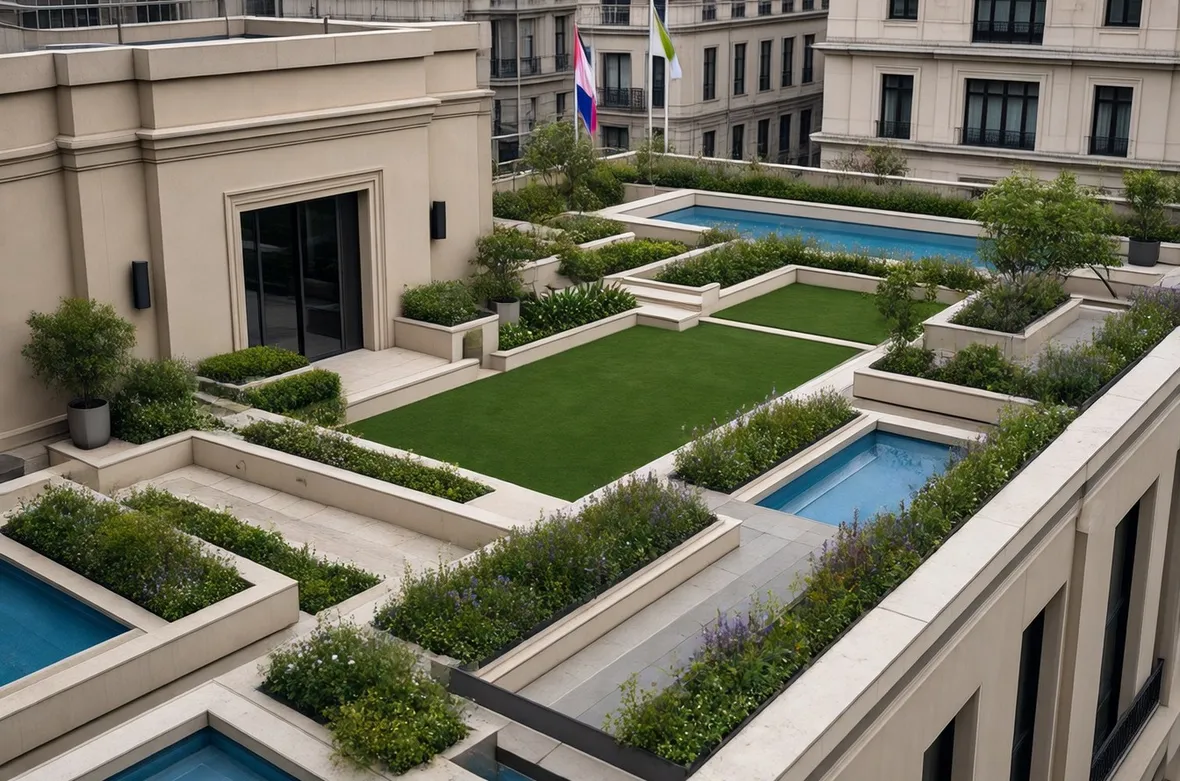 Un giardino pensile