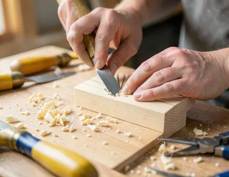 Attrezzi per intaglio del legno