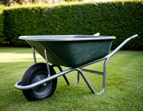 Classica carriola da giardino