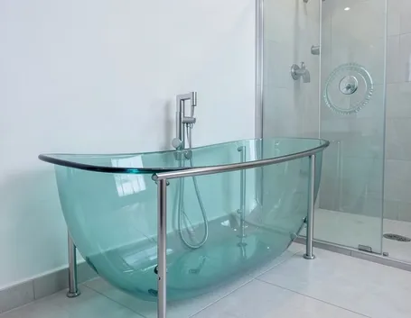 Vasche da bagno in vetro