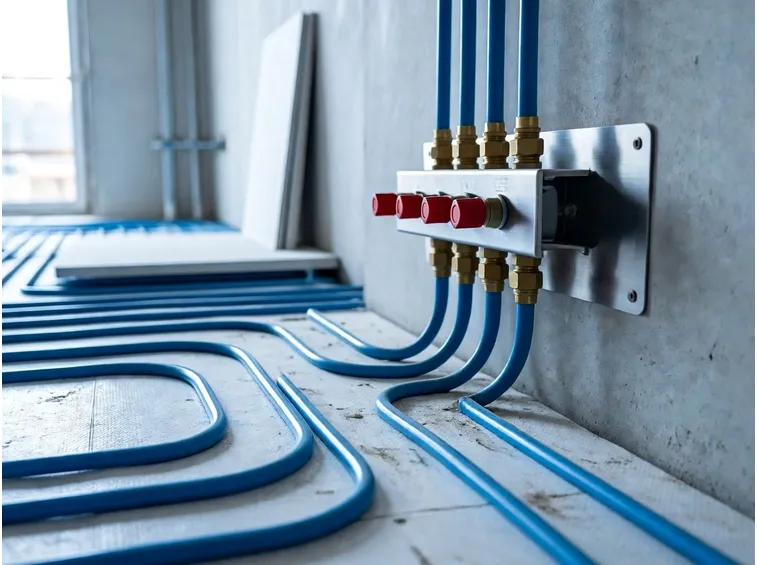 Installazione impianto a pavimento