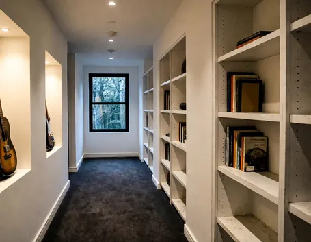 Esempio di librerie in cartongesso