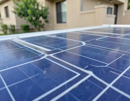 Le celle di un modulo fotovoltaico