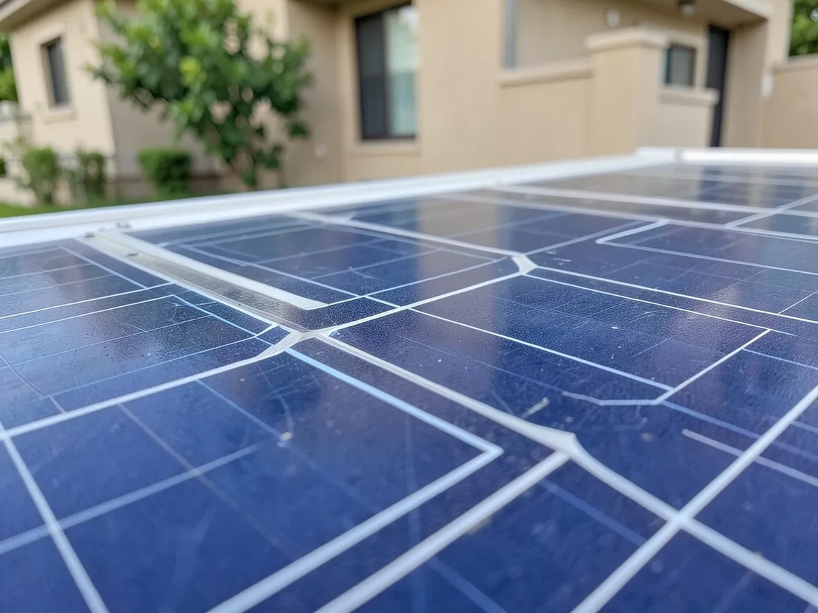 Le celle di un modulo fotovoltaico