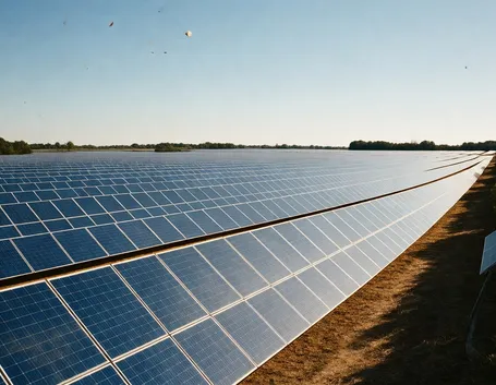 Immenso impianto fotovoltaico