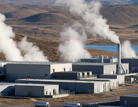 Impianto per la produzione di energia mediante il calore geotermico