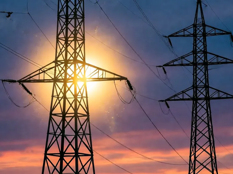 Tralici che trasportano energia elettrica