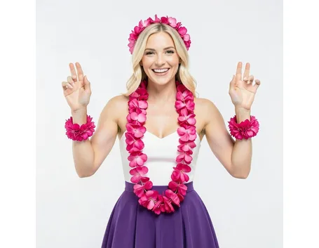 Collane hawaiane decorative