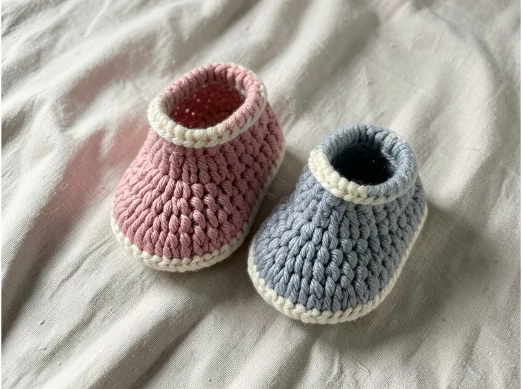 Scarpine all'uncinetto per l'inverno