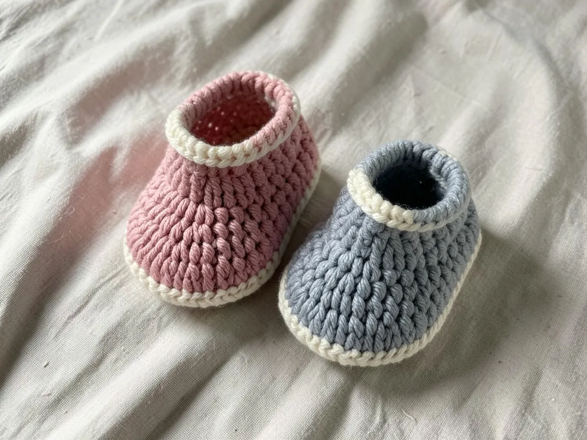 Scarpine all'uncinetto per l'inverno