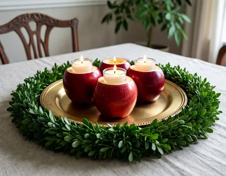 Una casa addobbata per le feste