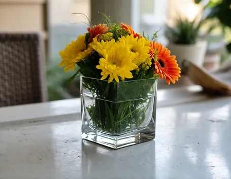 Composizione di fiori gialli
