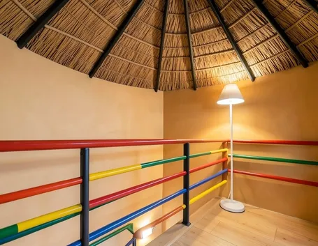 Esempio di corrimano in legno