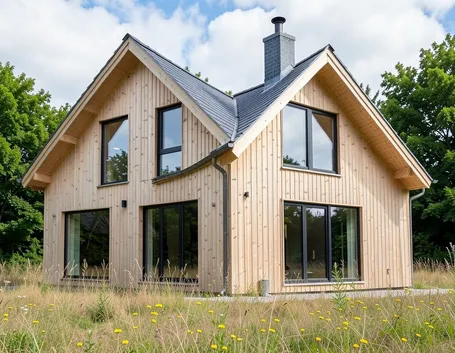 Casa in legno moderna