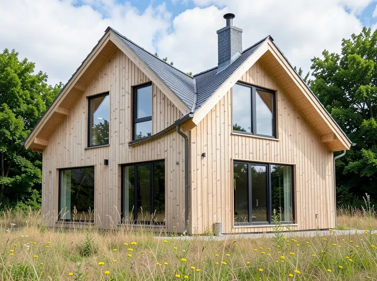 Casa in legno moderna