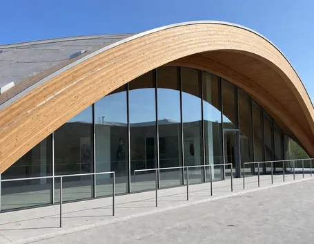 copertura in legno lamellare