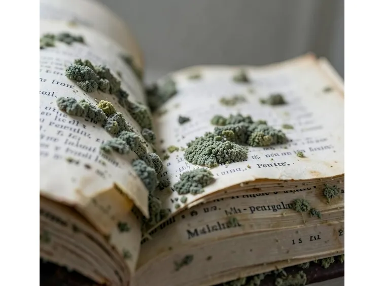 Libro aggredito da muffe