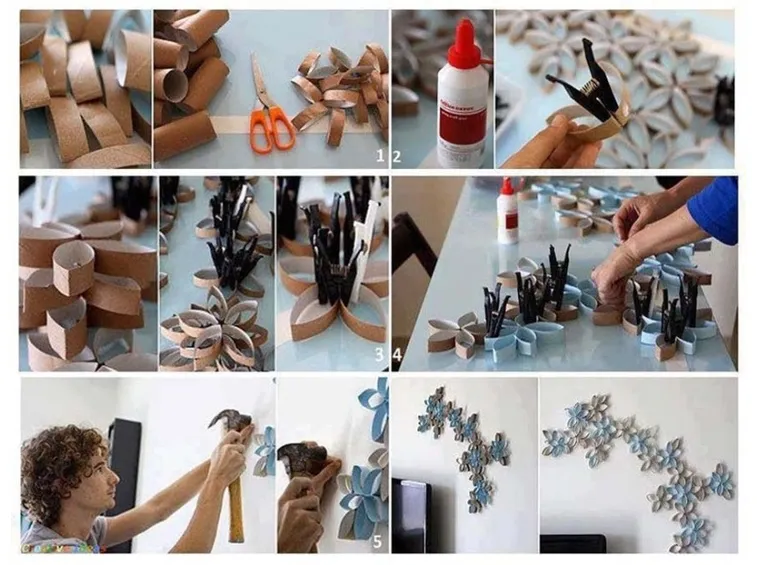 Decorazione creativa a muro
