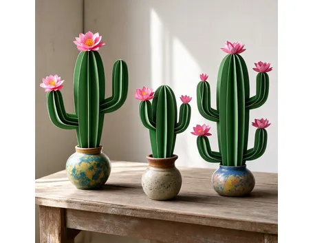 cactus papercraft