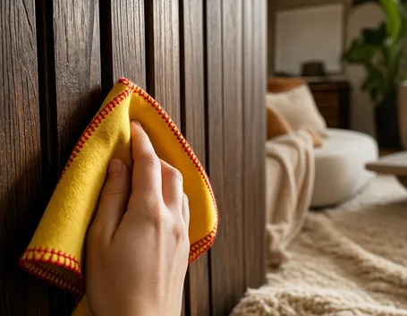 Una manutenzione ordinaria del legno