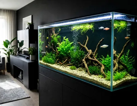 Acquario con pesci
