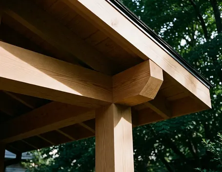 Casetta da giardino in legno lamellare