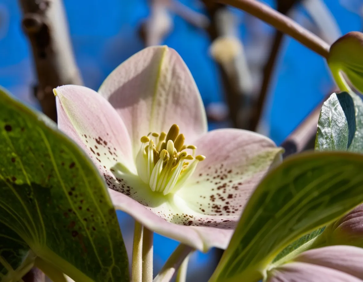 Fiore della pianta di Helleborus