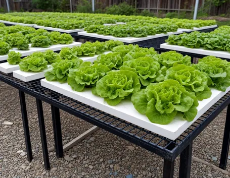 Insalata coltivata senza terra