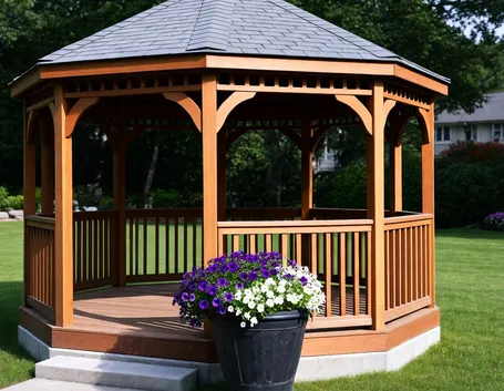 gazebo in legno