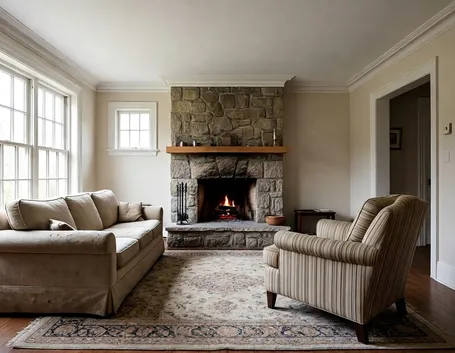 Caminetto di arredo in stile classico