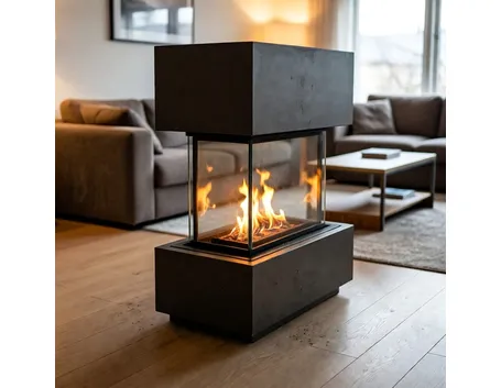 Lo stile e il design del caminetto prefabbricato
