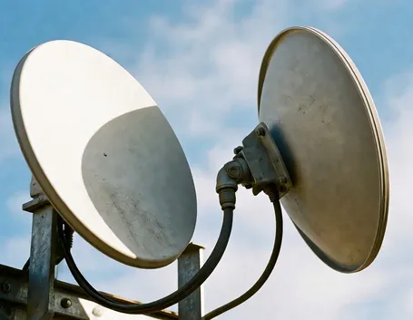 Antenna parabolica installata