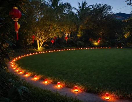 Punti luce giardino