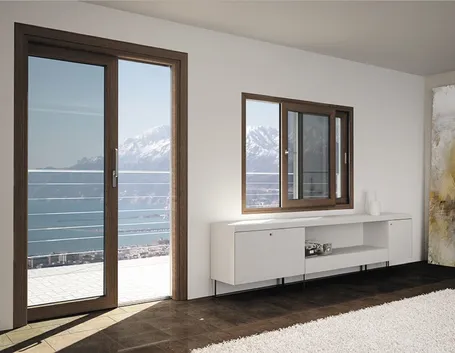 Infissi in legno alluminio