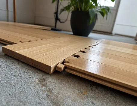 Esempio di parquet a incastro