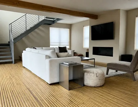 Pavimenti in bamboo moderni