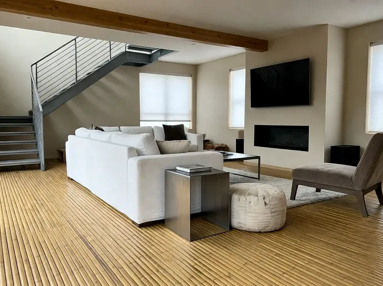 Pavimenti in bamboo moderni