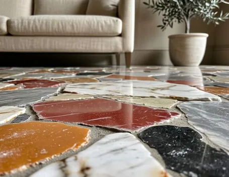 Esempio di pavimenti palladiana