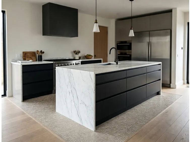 Pavimetnaizone di una cucina moderna