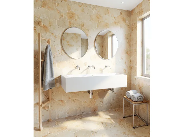 Gres porcellanato per bagno