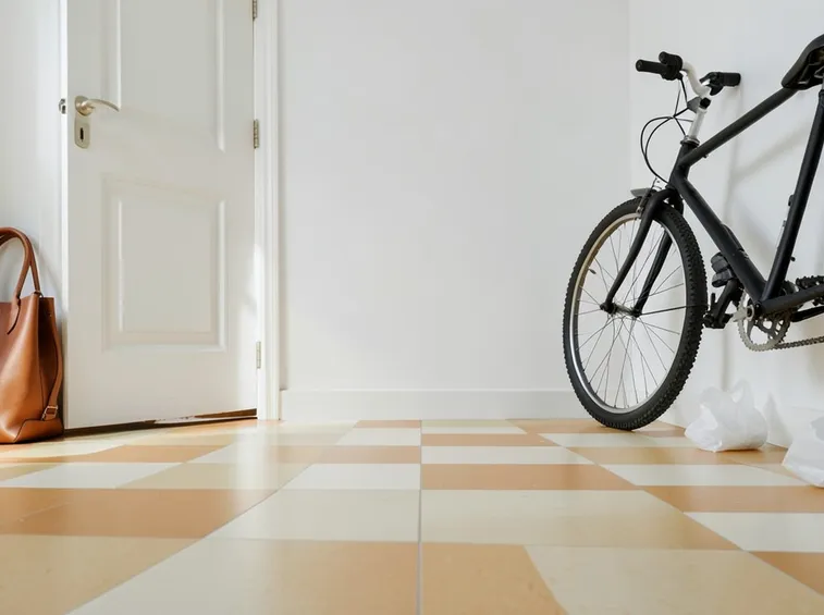 Esempio di pavimento in linoleum