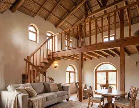 Immobile con soppalco in legno