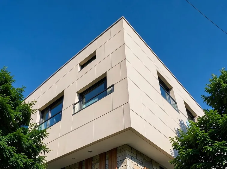 Soluzione per ventilare la facciata
