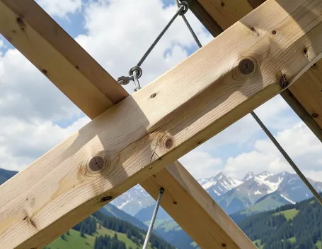 tetto in legno