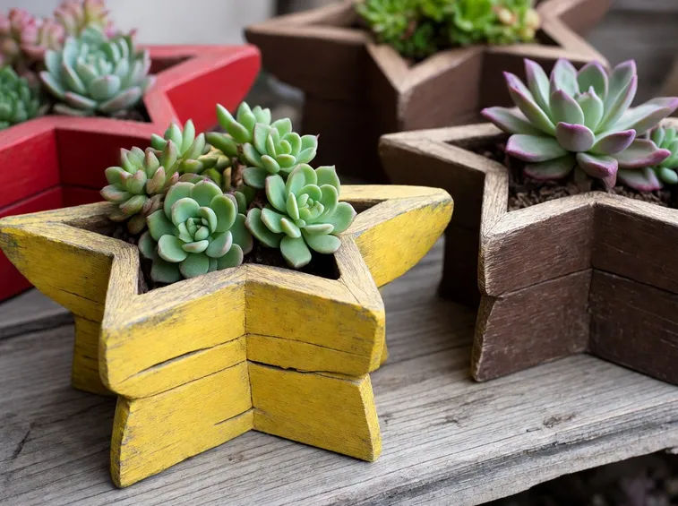 Idee originali per fioriere in legno
